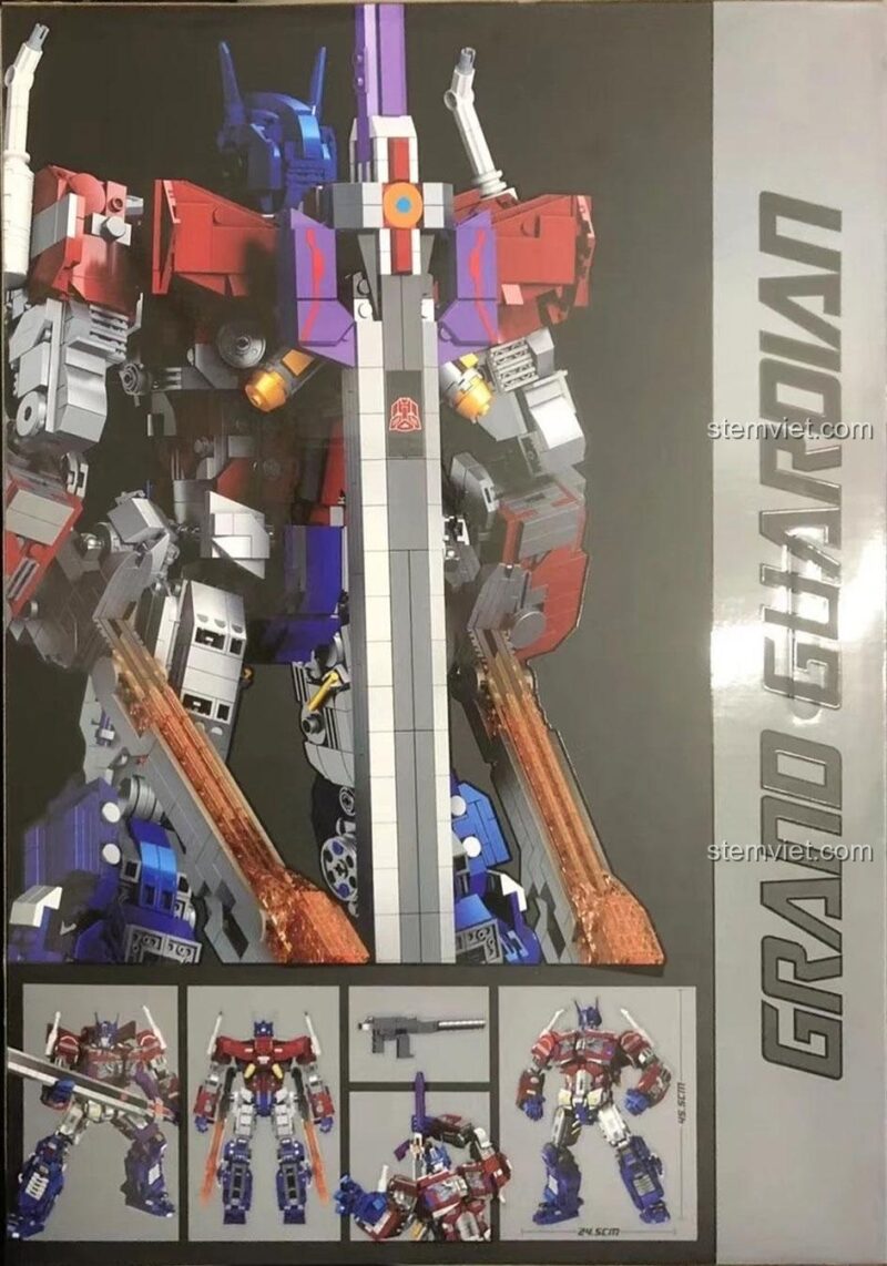 Robot Optimus Mars lắp ghép 66积木 772