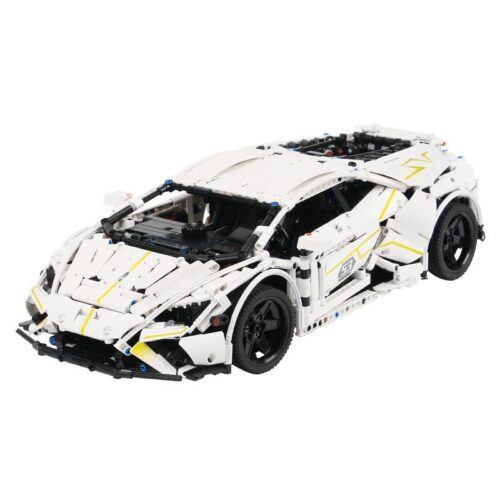 Mô hình lắp ráp siêu xe Lamborghini Huracán Evo RWD AchKo 30001 màu trắng, một trong những bộ lắp ráp Siêu xe Lamborghini Huracán Evo RWD tốt nhất cho con trai 14 tuổi.