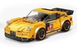 Mô hình Porsche 911 Turbo 50008 từ AchKo, bộ lắp ráp 236 chi tiết, thiết kế tinh xảo, dành cho bé trai 6 tuổi, chất lượng cao.