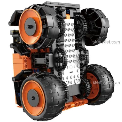 đồ chơi mô hình Alpha Egg HK182100, xe cơ giáp lập trình X 398 mảnh, phát triển tư duy STEM cho bé trai