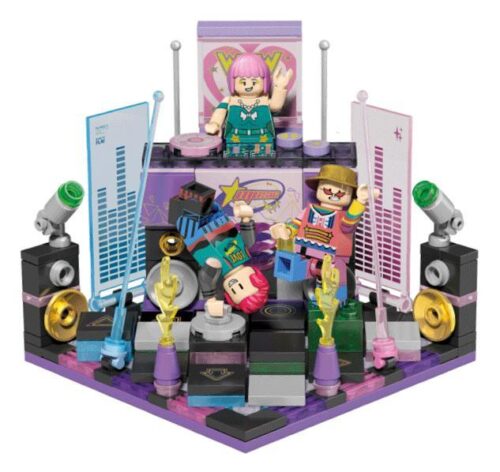 AREA-X AX0086 X-BOX 2.0 Let's Dance To Night Now bộ lắp ghép sân khấu âm nhạc với minifigure