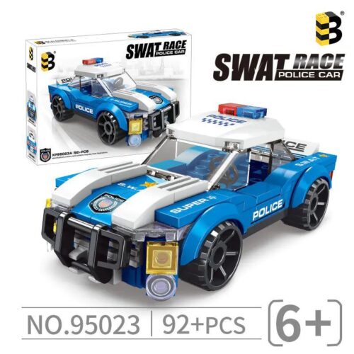 bộ lắp ghép Xe Cảnh Sát SWAT B brand 95023, đồ chơi lắp ráp xe cảnh sát đặc nhiệm cho bé trai 6 tuổi, giá tốt