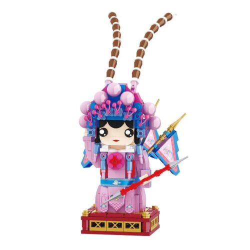 BALODY 20049 Mô hình Kinh kịch Đao Mã Đán, 425 mảnh, đồ chơi lắp ráp, đồ chơi mô hình, đồ chơi giáo dục, đồ chơi sáng tạo, đồ chơi phát triển trí tuệ, cho bé gái 14 tuổi, giá tốt