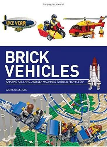 sách hướng dẫn Sách Hướng Dẫn Lắp Ráp Mô Hình Phương Tiện LEGO®, Barron's Educational ISBN9781438005300, hơn 60 mẫu xe, cho bé trai bé gái 8 tuổi, giá tốt.