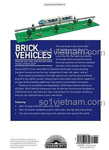 sách mô hình Barron's Educational, Sách Mô Hình Xe Cộ LEGO® Barron's Educational, hướng dẫn chi tiết, phát triển sáng tạo cho trẻ 8 tuổi, giá tiết kiệm.