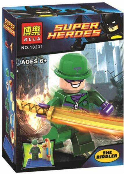 BELA 10231 bộ đồ chơi Minifigure Người Dơi Riddler cho bé trai 6 tuổi, chất lượng tốt, giá rẻ
