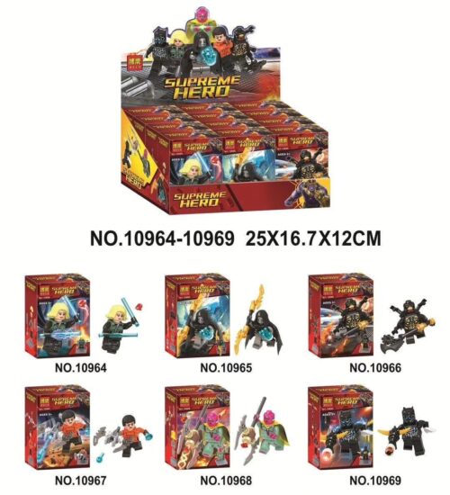 Bộ đồ chơi BELA 10968 Minifigure Biệt Đội Avengers Supreme Hero 6 kiểu, đồ chơi lắp ráp siêu anh hùng cho bé trai 6 tuổi, giá tốt.