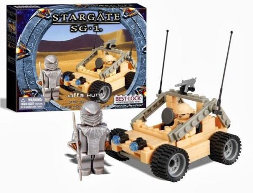 Bộ lắp ghép Best-Lock 01107S Stargate SG-1 Jaffa Hunt hộp sản phẩm, đồ chơi lắp ráp xe địa hình và lính Jaffa cho bé trai 6 tuổi, giá tốt.