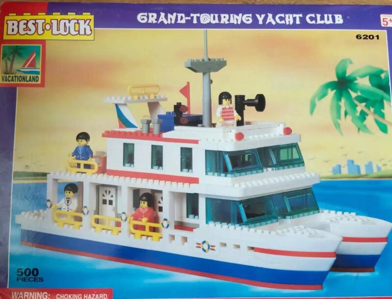 Hộp bộ đồ chơi Best-Lock 6201 Du thuyền Grand-Touring 500 mảnh cho bé trai 5 tuổi