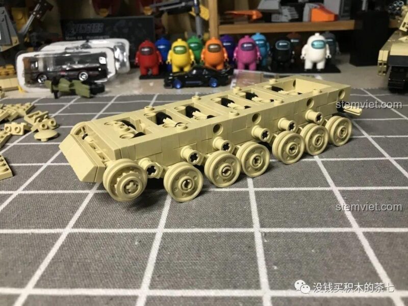 Bình xăng phụ JIAZHI SY 0105 Xe Tăng Challenger 2, đồ chơi mô hình xe tăng quân sự, chi tiết chân thực, tăng cường trải nghiệm chơi.