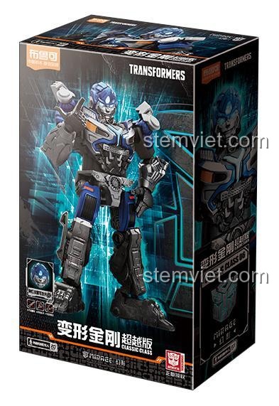 Hộp sản phẩm BLOKEES 71151 Mô hình Mirage Transformers, đồ chơi mô hình Mirage cho bé trai 12 tuổi, chất lượng cao, giá tiết kiệm.