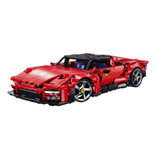 Hộp sản phẩm bộ lắp ráp Ferrari Daytona SP3 BoboXiang 33003, gồm 1394 chi tiết, là món quà trí tuệ cho con trai.