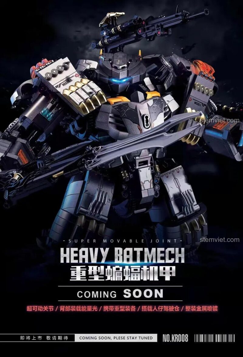 Mô hình đồ chơi lắp ghép Brick Element 19008 Robot Justice Buster siêu ngầu, một lựa chọn thay thế tiết kiệm cho LEGO®.
