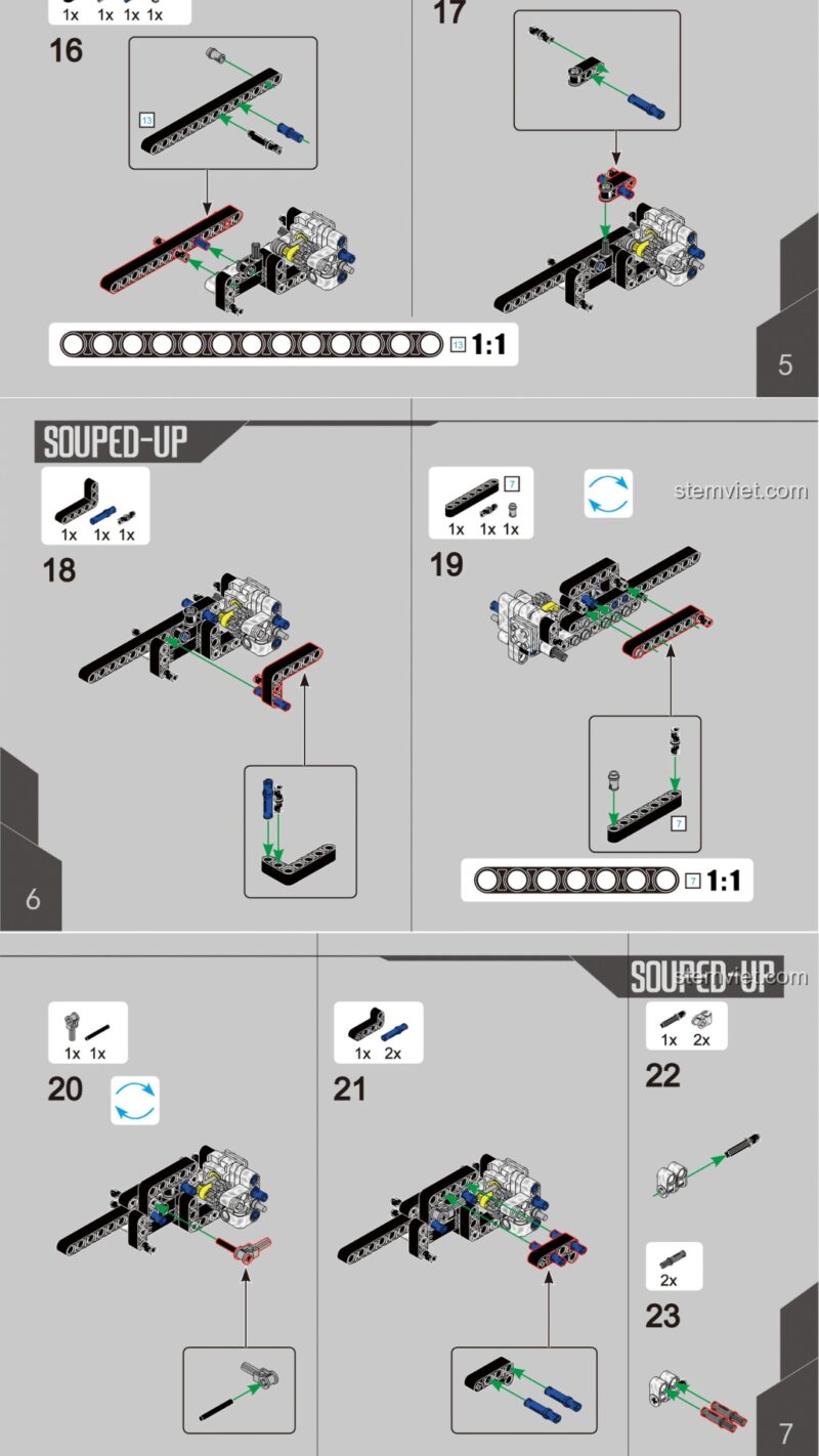 Xe máy vàng BrickCool KC009 sách hướng dẫn BrickCool KC009 Xe máy lắp ráp