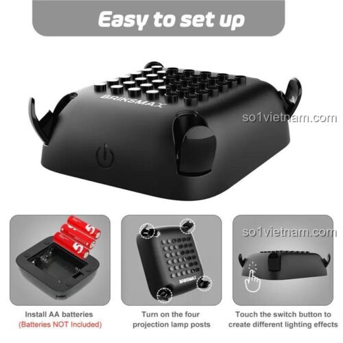 BRIKSMAX LLA15 Lắp đặt đế đèn LED, Phụ kiện trưng bày minifigure BRIKSMAX LLA15, Đế đèn chiếu sáng BRIKSMAX LLA15, Đế đèn tương thích LEGO® BRIKSMAX LLA15, Đế đèn LED cho mô hình BRIKSMAX LLA15, Đế đèn LED đa năng BRIKSMAX LLA15, Đèn led, Dùng pin AA, 10 hiệu ứng ánh sáng, Tự động đổi màu, Nhiều chế độ nhấp nháy, Có thể điều chỉnh màu sắc và chế độ chiếu sáng, Đế xoay 360 độ, Giá tốt, Chất lượng cao