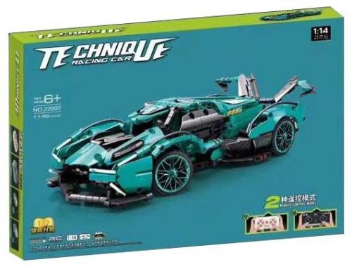 Hộp sản phẩm bộ đồ chơi Lamborghini V12 Vision Gran Turismo màu xanh lá
