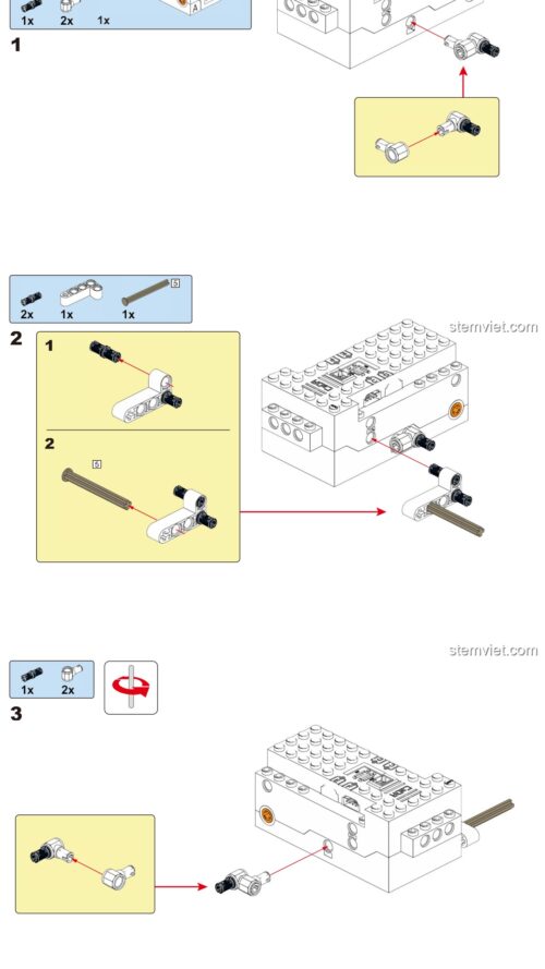 Xe Jeep Quân Sự CaDA C51015 hướng dẫn lắp ghép CaDA 1015 Xe Quân Đội PDF gốc chất lượng cao