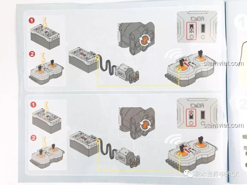 Các túi đựng 606 mảnh ghép của bộ đồ chơi lắp ráp CaDA C51028 được đóng gói cẩn thận.