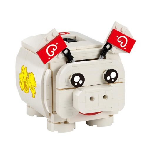 bộ lắp ráp Ống heo tiết kiệm CaDA C51036 cho bé 6 tuổi, mô hình heo đất thông minh giá rẻ.