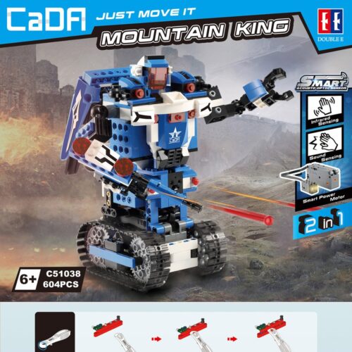 Robot Vua Núi 2 trong 1 CaDA C51038 sách lắp ghép CaDA C51038 Robot ráp 2 trong 1