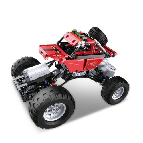 Bộ lắp ráp Xe Địa Hình Điều Khiển Từ Xa CaDA C51041 màu đỏ đen, đồ chơi mô hình xe off-road RC cho bé trai 6 tuổi, giá tốt.