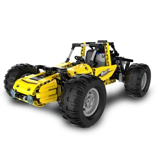 Đồ chơi mô hình CaDA C51043 Xe Buggy Địa Hình màu vàng đen, có điều khiển từ xa, phù hợp bé trai 6 tuổi đam mê tốc độ.