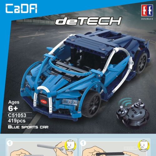 Siêu Xe Thể Thao deTECH Xanh Dương CaDA C51053 hướng dẫn lắp ráp PDF gốc chất lượng cao