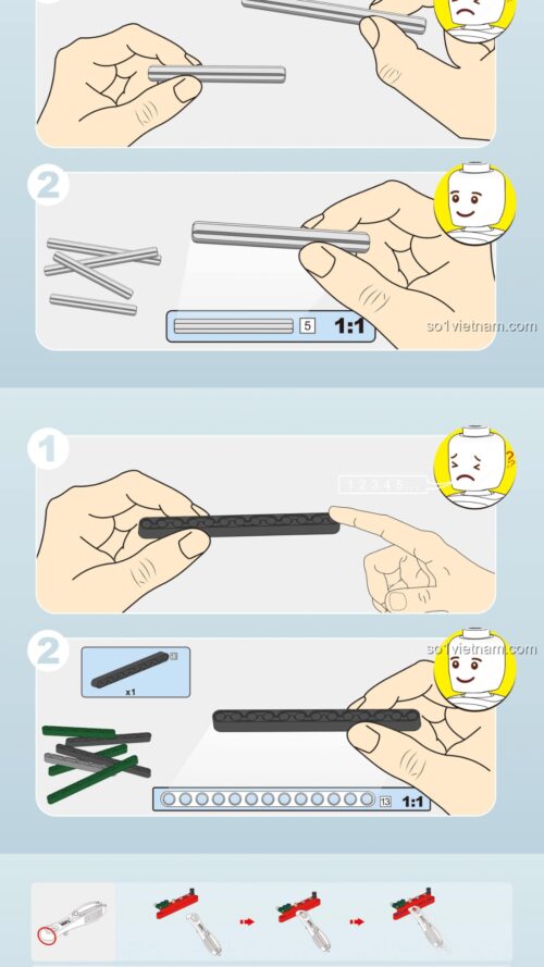 Sách Hướng Dẫn Lắp Ráp CaDA C51307 Xe Đua GT Thể Thao Bền Bỉ 1:14 - Siêu Xe Đua CaDA C51307
