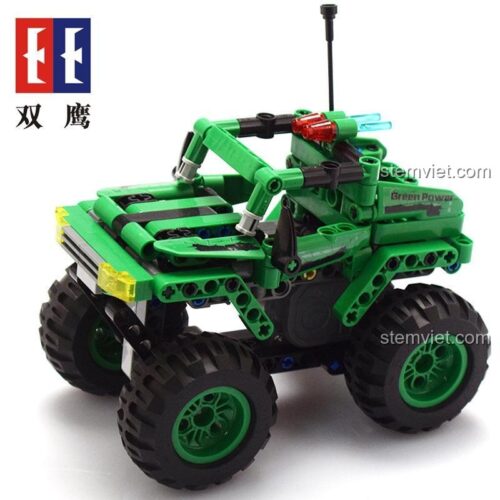 Đồ chơi mô hình Xe Off-road Lốp Lớn Double Eagle C52006, có động cơ kéo lùi, chất lượng cao