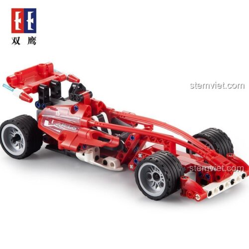 Bộ lắp ghép Xe đua F1 CaDA C52016 với động cơ kéo lùi mạnh mẽ, một lựa chọn giá tốt cho các bé trai đam mê đồ chơi Technic.