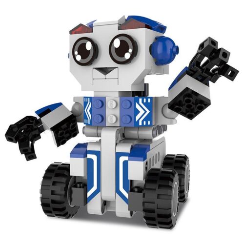 Mô hình đồ chơi xếp hình CaDA C52018 Robot Bobby đáng yêu với động cơ kéo lùi, phù hợp cho con trai 6 tuổi, giá rẻ.