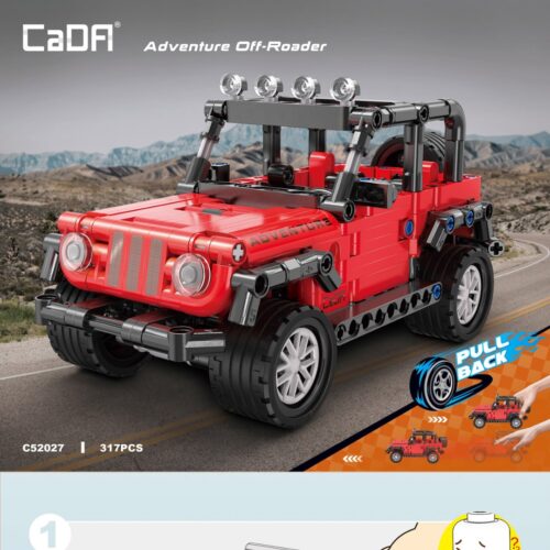 Xe Địa Hình Thám Hiểm CaDA C52027 hướng dẫn lắp ráp CaDA C52027 Mô hình xe địa