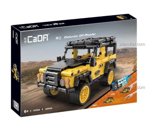 Hộp bộ lắp ráp CaDA C52028 Xe Địa Hình Defender Off-Roader 389 mảnh ghép, đồ chơi mô hình cho bé trai 6 tuổi, giá tốt