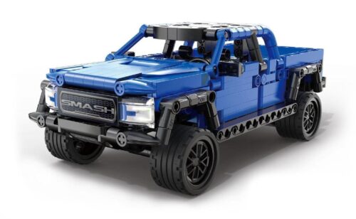 Bộ lắp ráp CaDA C52029 Xe Bán Tải Địa Hình Smash Off-Roader màu xanh dương, đồ chơi mô hình chất lượng cao cho bé trai 6 tuổi, giá tốt.