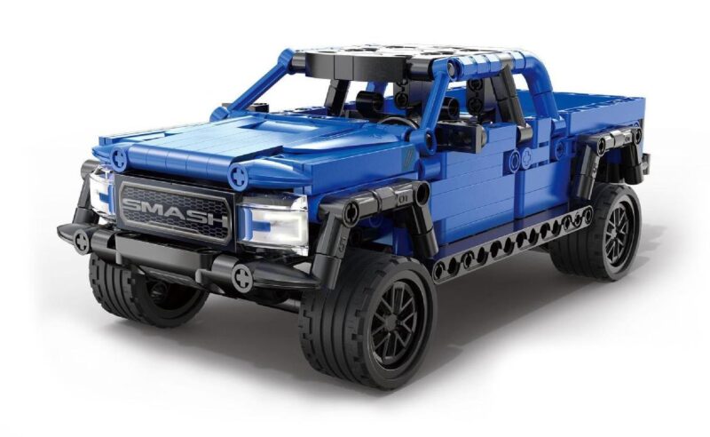 Bộ lắp ráp CaDA C52029 Xe Bán Tải Địa Hình Smash Off-Roader màu xanh dương, đồ chơi mô hình chất lượng cao cho bé trai 6 tuổi, giá tốt.