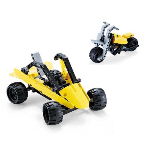 Bộ lắp ráp xe biến hình CaDA C53009 8in1, đồ chơi lắp ráp xe đa năng cho bé trai 6 tuổi, phát triển tư duy sáng tạo, giá tốt.