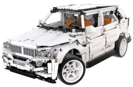 Mô hình SUV CaDA C61007 Xe Địa Hình G5 dẫn động 4 bánh, màu trắng, có thể điều khiển từ xa, chất lượng cao.