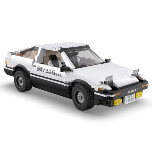 Mô hình lắp ráp xe đua Toyota AE86 Trueno C61019 từ Initial D, một món đồ chơi mô hình CaDA giá rẻ cho bé trai 8 tuổi.