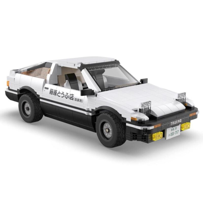 Mô hình lắp ráp xe đua Toyota AE86 Trueno C61019 từ Initial D, một món đồ chơi mô hình CaDA giá rẻ cho bé trai 8 tuổi.