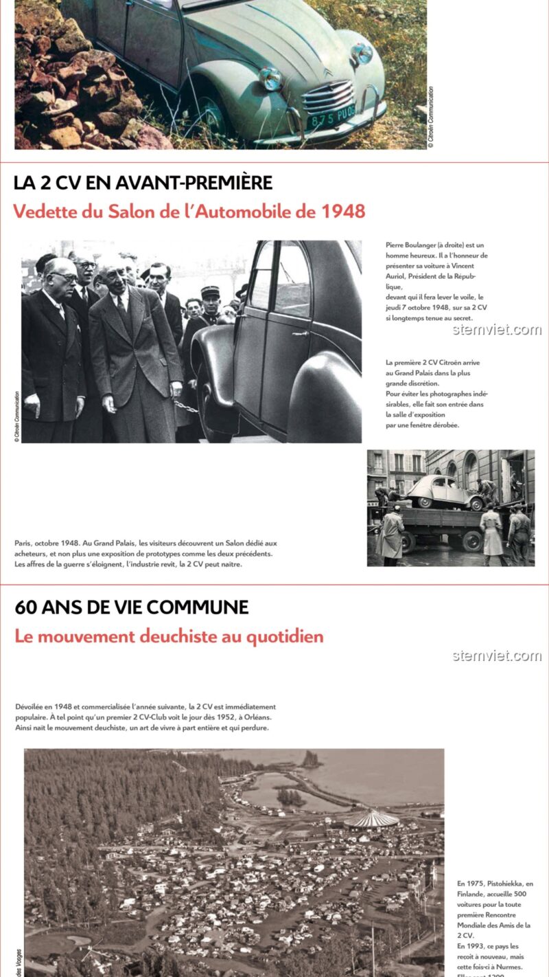 Sách hướng dẫn CaDA C61026 Citroën 2CV 1948 PDF gốc chất lượng cao