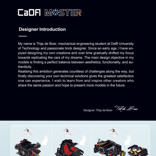 Ferrari Laferrari Viva Hypercar CaDA C61505 hướng dẫn CaDA 505 Hypercar Ferrari Laferrari