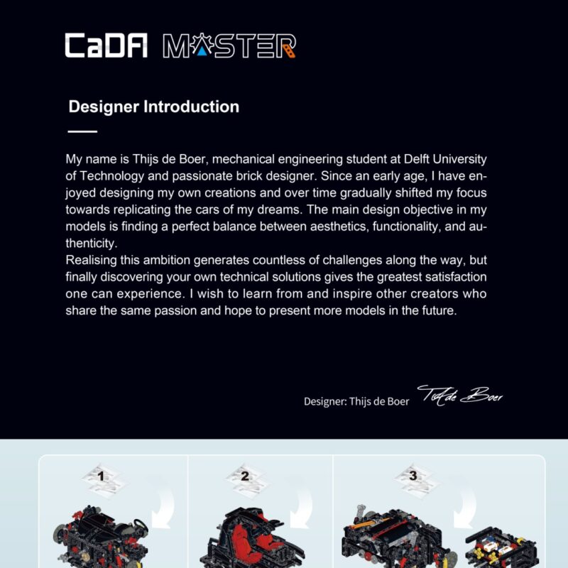 Ferrari Laferrari Viva Hypercar CaDA C61505 hướng dẫn CaDA 505 Hypercar Ferrari Laferrari