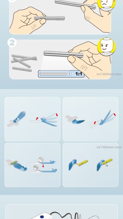 Ngôi nhà Nhật Bản CaDA C66010 Hướng dẫn lắp ghép Cửa hàng đồ uống phong cách Nhật