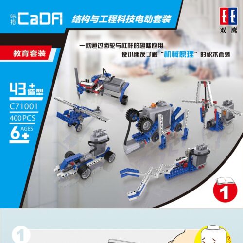 Sách Hướng Dẫn Lắp Ráp CaDA C71001 Bộ Lắp Ráp Công Nghệ Kỹ Thuật Điện Động PDF gốc chất lượng cao