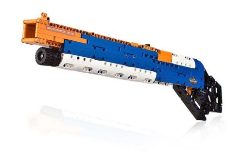 Bộ lắp ráp Súng Săn Winchester M1887 CaDA C81004 với 506 mảnh, mô hình súng đồ chơi cho bé trai 8 tuổi, có khả năng bắn đạn xốp an toàn, giá tốt.