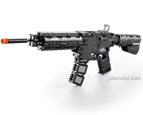 Hộp đồ chơi mô hình CaDA C81005 súng M4A1 Carbine, bộ xếp hình 621 chi tiết cho con trai.