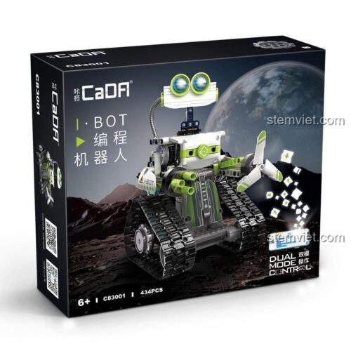 Hộp đồ chơi Double Eagle Robot điều khiển C83001, đồ chơi mô hình Robot thông minh, chất lượng cao.