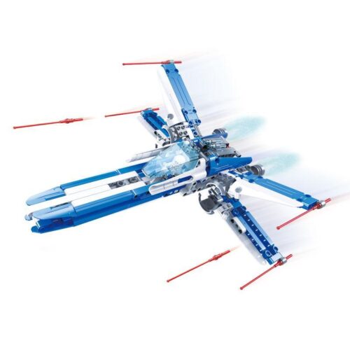 Bộ lắp ghép CaDA Double Eagle C54005 X-Wing Chiến Đấu Cơ màu xanh trắng, có khả năng bắn đạn nhựa, dành cho bé trai 6 tuổi, giá tốt.