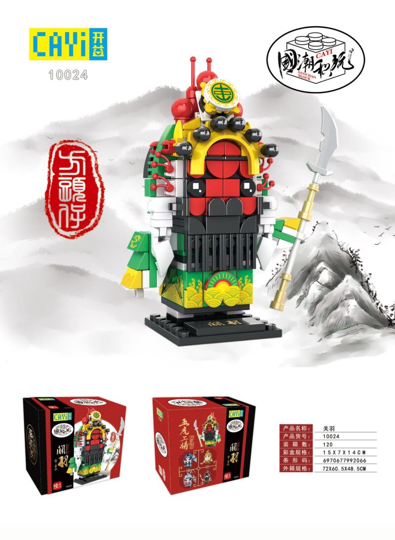 Hình ảnh minh họa cho bộ lắp ghép Heo Thần Tài CAYI 10024, món đồ chơi sáng tạo cho bé gái 6 tuổi.
