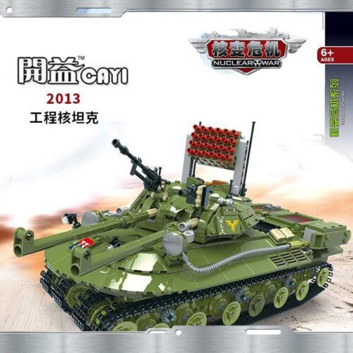 Bộ lắp ráp Xe Tăng Hạt Nhân Dự Án 279 CAYI 2013, đồ chơi mô hình quân sự cho bé trai 6 tuổi, giá tốt